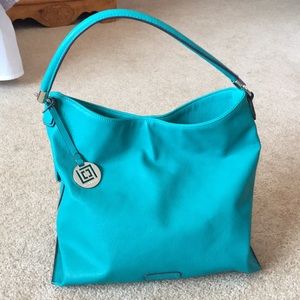 Like new aqua Liz Claiborne handbag